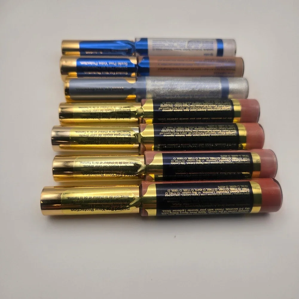 SeneGence LipSense Nude Neutral Bundle 7pc Lip Colors Glosses NEW
